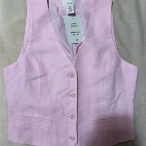 H&M Linen Vest - NWT